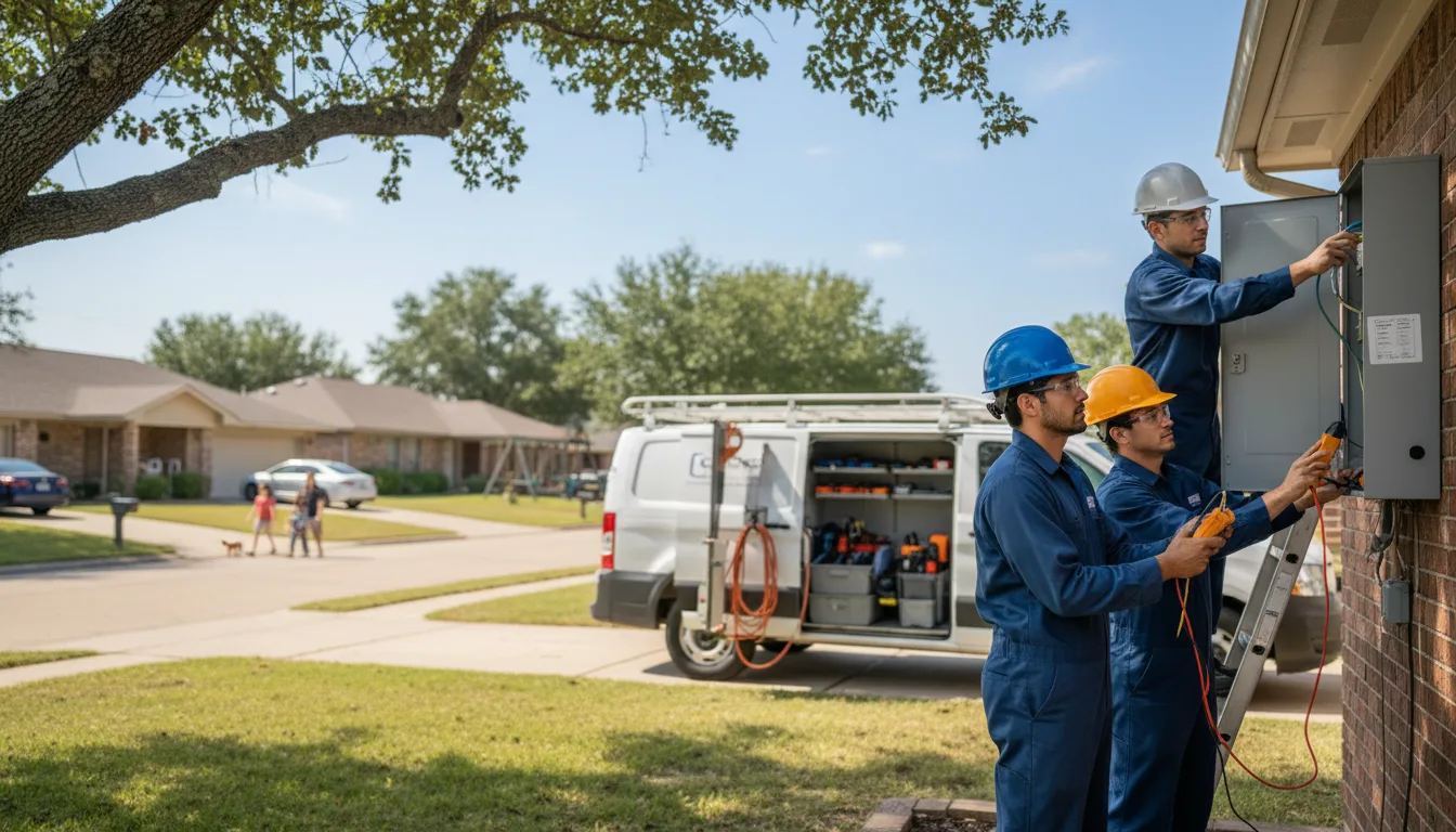 Certified electrician providing emergency electrical services in Hiland, WY